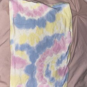 Tie dye tube top